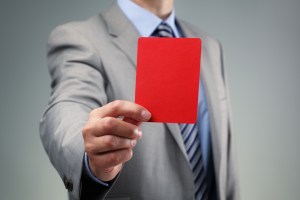 red card - suit