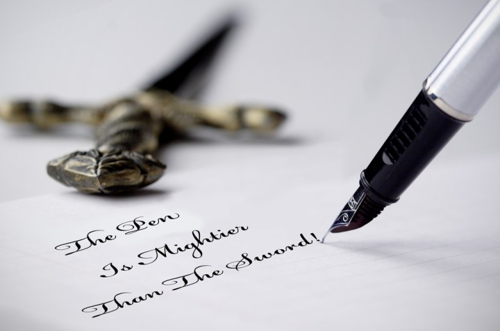 pen mightier than sword