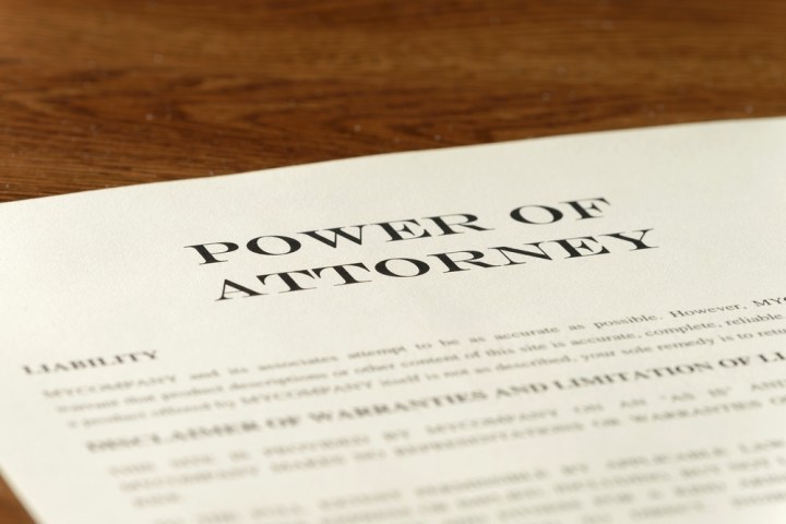 power of attorney
